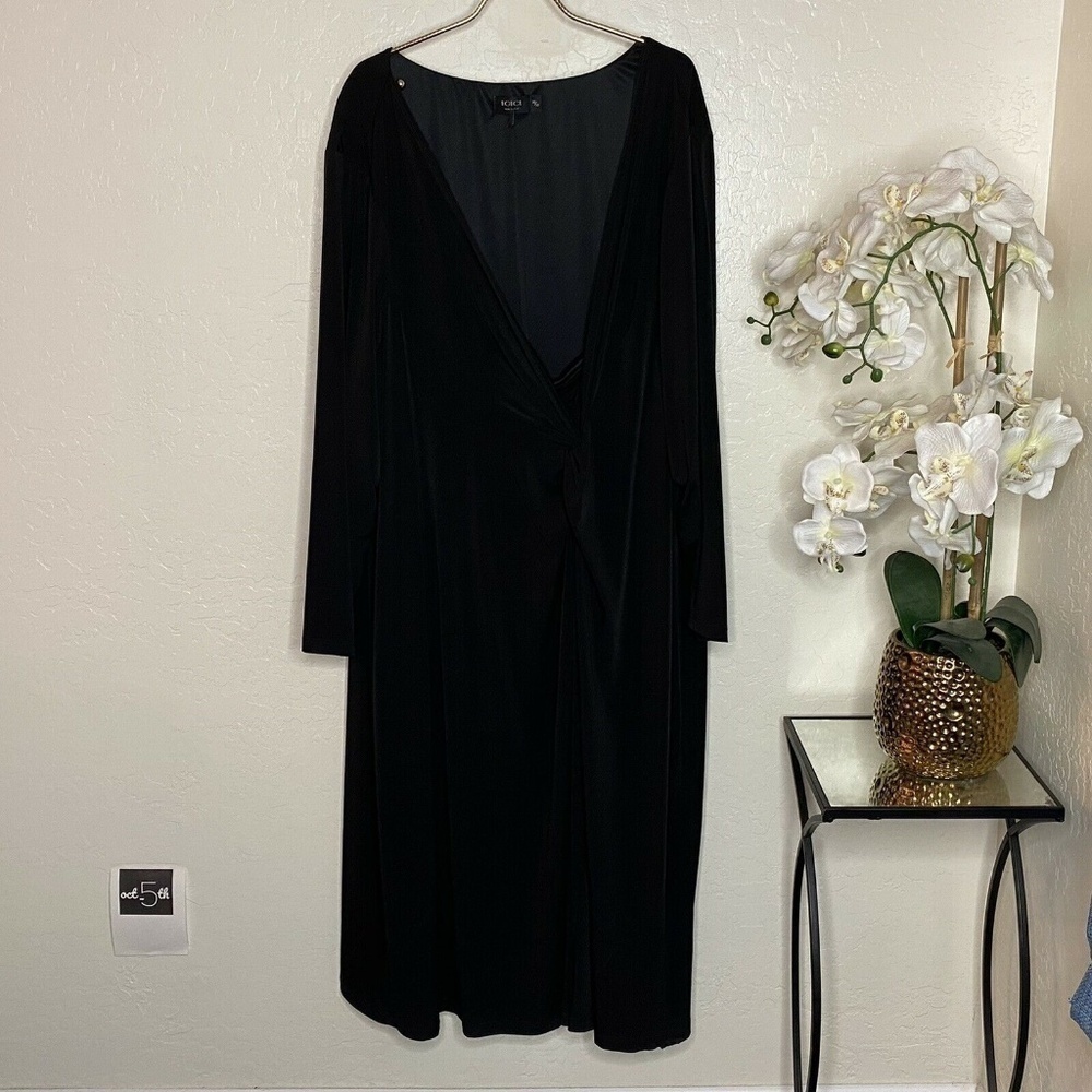 IGIGI Ambrosia Black Pullover Long Sleeve Dress